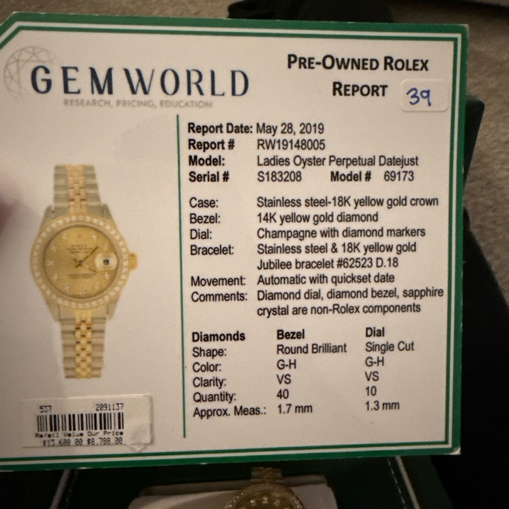 Rolex Gold and Silver Jubilee Watch-women - Picture 9 of 15